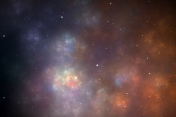 Abstract starry universe texture background