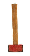 Old hammer close up. 