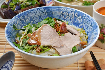 Taiwan's hakka  traditional cuisine - Dry rice noodles   