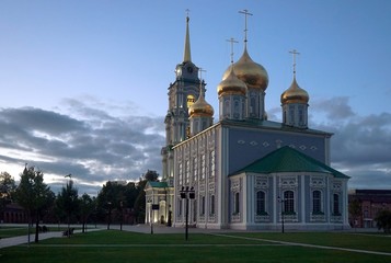 Fototapeta na wymiar Tula Kremlin. Holy Dormition Cathedral
