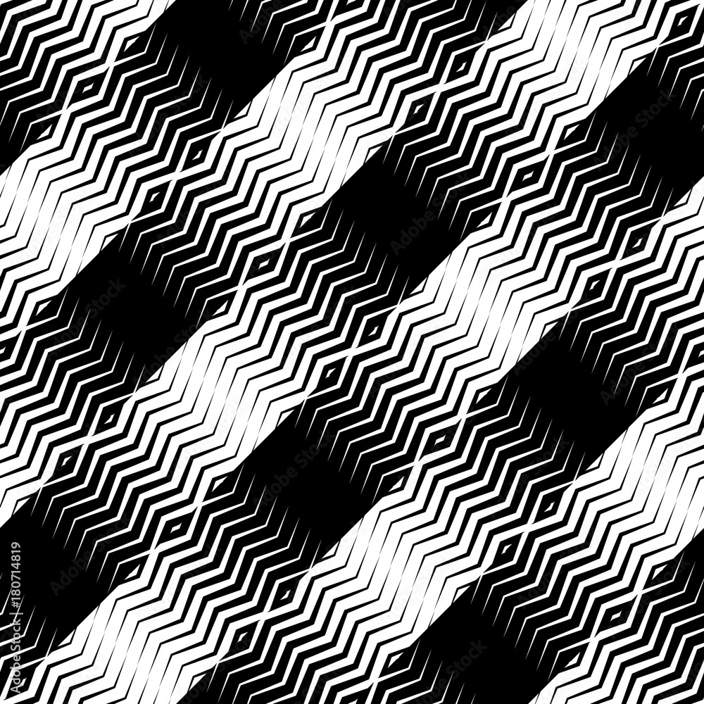 Poster universal linear geometric seamless pattern with transition