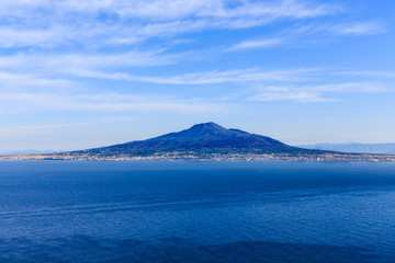 Vesuvius on Blue