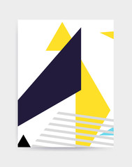 Bright colorful vector illustration eye catching poster template