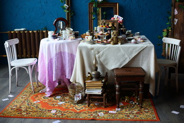 decorations for a mad tea party Alice in Wonderland