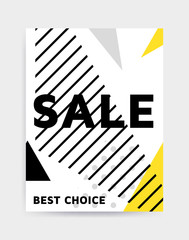 Obraz premium Bright colorful vector illustration eye catching poster template