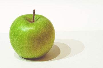 Isolated green apple 