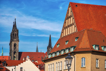Obraz premium Altstadt und Dom Meißen