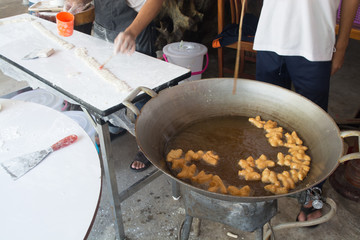 Chinese deep-fried Doughstick or Dough-stick