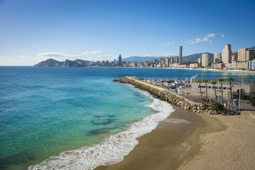 Benidorm Coastline, Alicante, Spain