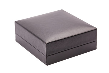 Photo closeup isolated of gift box on white background