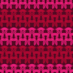 Seamless geometric background with wave pattern. Scribble texture. Textile rapport.