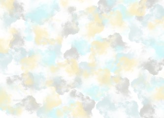 Abstract Multi Color of Paint Brush Strokes Background