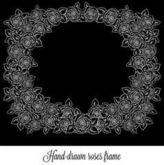 beautiful black and white frame