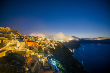  Old Town of Oia or Ia on the island Santorini