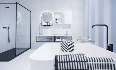 detail of bath room decoration