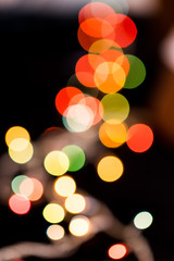 colorful bokeh background