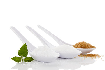 Various Types Of Sugar.