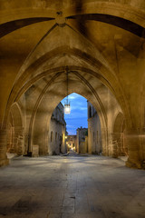Fototapeta premium streets of the Knights in the old town of Rhodes