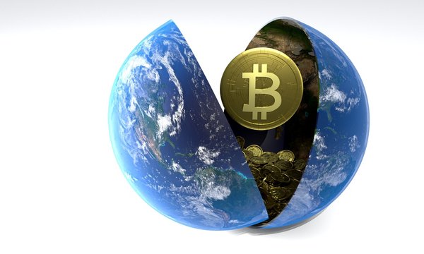 The Accumulation Of Days Bitcoin World, 3d Rendering