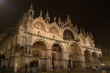 Naklejka premium Venice at night