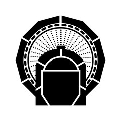 mill wet autogenous grinding or raw material ball mill(icon,symbol,sign) © XennG