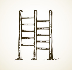 Vector drawing. Ladder