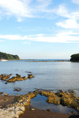 神奈川県三浦市南下浦町松輪の風景　日本