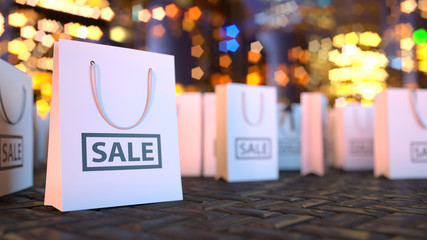 black friday sale. prices off, big sale, package, bargain sale. sity stylish background. Packaging...