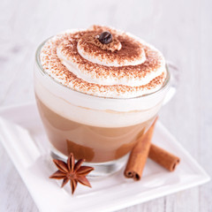 coffee cream and spices