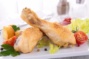 fried chicken leg