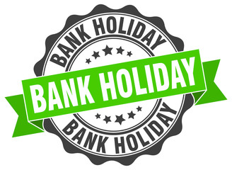 bank holiday stamp. sign. seal