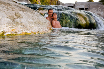 Natural thermal springs, Thermopylae.