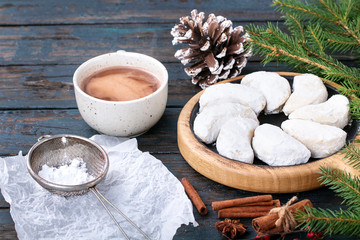 traditional Christmas vanilla cookies