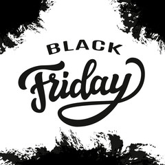 Black Friday sale typography template