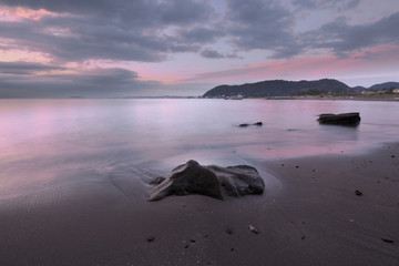 葉山町 長者ヶ崎の夕暮れ