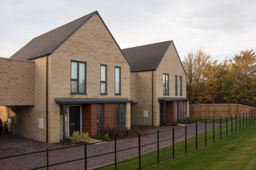 First homes in North Stowe Cambridgeshire now occupied