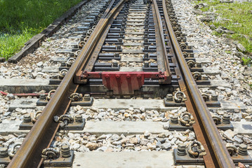 Old railroad tracks,Thai Railway,Train travel