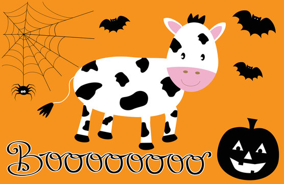 Happy Halloween Cow