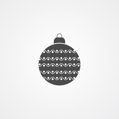 Fototapeta premium Christmas bauble icon