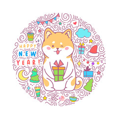 Beautiful vector card