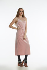 Fashion model background isolated