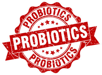 probiotics stamp. sign. seal