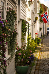 Fototapeta na wymiar Flage Norwegen