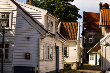 Fototapeta na wymiar Häuser in Norwegen - Stavanger