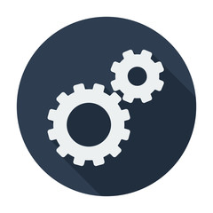 Cog wheel Icon flat