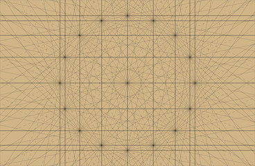 Old Nautical Chart Vector Background Portolan Chart with Rhumbline Network Lines Grid with Compass