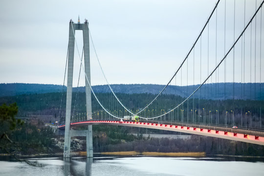 High Coast Bridge in Vaesternorrland in Sweden