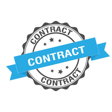 Contract stamp illustration
