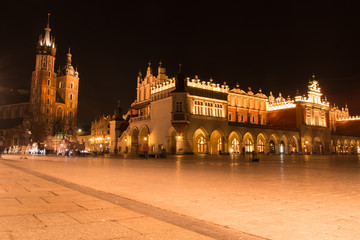 Naklejka premium old town night