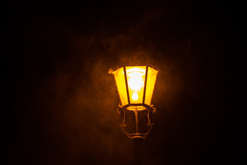 mystische Stra&szlig;enlampe